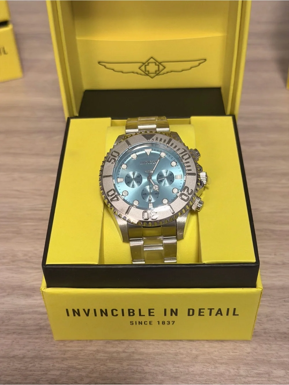 Invicta Grand Diver Stenoz Watch 47mm with Blue Sunburst Dial